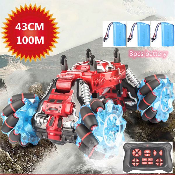 high simulation amphibious car one key deformation stunt car 43cm 2.4g stunt car with flash light double slide climbing vehical
high simulation amphibious car one key deformation stunt car 43cm 2.4g stunt car with flash light double slide climbing vehical