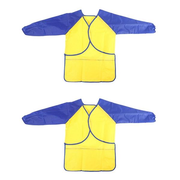 aprons 2x childrens kids toddler waterproof play apron art smock with 3 roomy pockets (paints and brushes not included)
aprons 2x childrens kids toddler waterproof play apron art smock with 3 roomy pockets (paints and brushes not included)