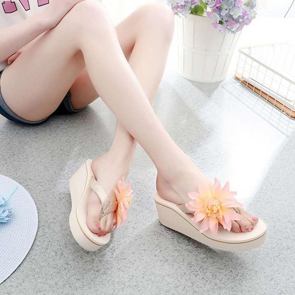 wedge sandals summer flip flops platform gladiator slip-on flowers shoes for woman casual slipper size 35-40, Black
wedge sandals summer flip flops platform gladiator slip-on flowers shoes for woman casual slipper size 35-40, Black