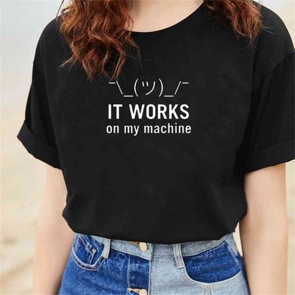 it works on my machine t shirt mechanic java letter printed o-neck cotton t-shirt 210512, White
it works on my machine t shirt mechanic java letter printed o-neck cotton t-shirt 210512, White