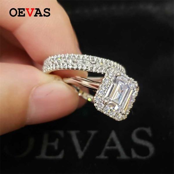 oevas 100% 925 sterling silver bridal rings set sparkling full high carbon diamond wedding engagement party fine jewelry gifts 211217, Slivery;golden
oevas 100% 925 sterling silver bridal rings set sparkling full high carbon diamond wedding engagement party fine jewelry gifts 211217, Slivery;golden