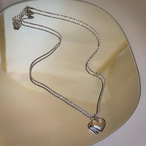 pendant necklaces origin summer plain alloy love heart necklace for women ladies titanium steel silver color thin chain jewelry
pendant necklaces origin summer plain alloy love heart necklace for women ladies titanium steel silver color thin chain jewelry