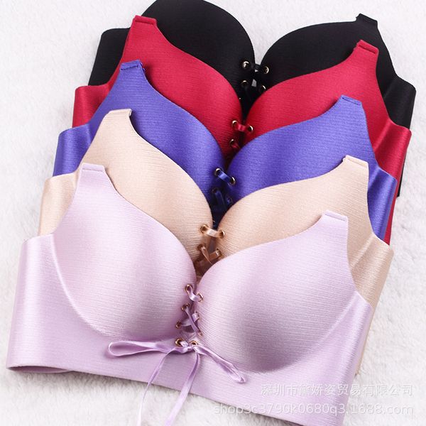 bandage seamless underwear women without steel ring gathered small chest thick and thin girl large bra, Black;white
bandage seamless underwear women without steel ring gathered small chest thick and thin girl large bra, Black;white