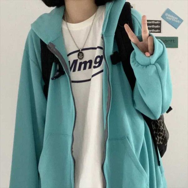 women's vests fashion 2021 women hooded cardigans ladies loose casual female zippers clothes, Black;white
women's vests fashion 2021 women hooded cardigans ladies loose casual female zippers clothes, Black;white