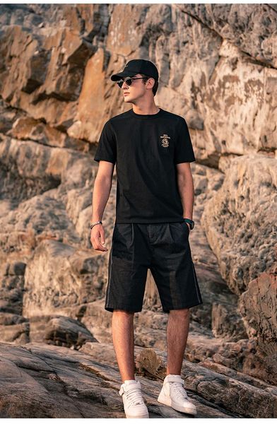 men's t-shirts ytx1927 summer foam letter printing casual trend round neck cotton short-sleeved t-shirt men, White;black
men's t-shirts ytx1927 summer foam letter printing casual trend round neck cotton short-sleeved t-shirt men, White;black