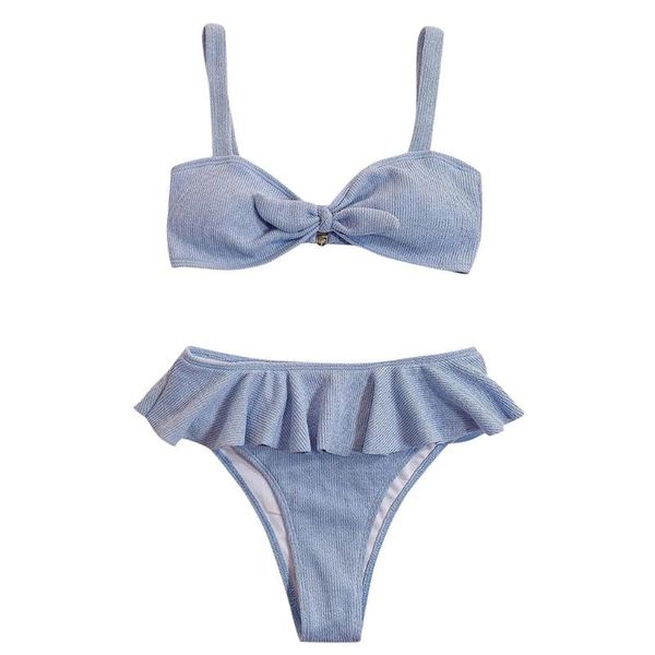 one-piece suits a5kc women 2pcs ribbed bikini set bowknot swimsuit ruffles thong bathing suit
one-piece suits a5kc women 2pcs ribbed bikini set bowknot swimsuit ruffles thong bathing suit