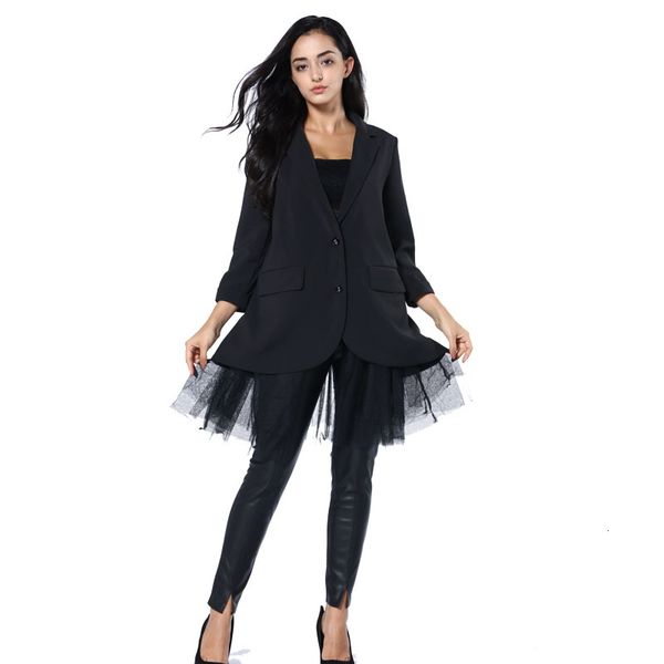 women's suits & blazers getspring women blazer crocheted ragged s ladies s jacket asymmetry fake two vintage cost suits fall 4daw, White;black
women's suits & blazers getspring women blazer crocheted ragged s ladies s jacket asymmetry fake two vintage cost suits fall 4daw, White;black