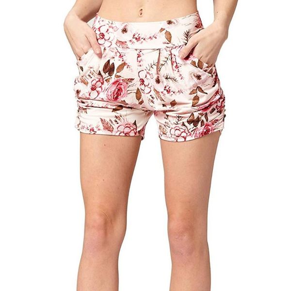 women sports shorts summer soft harem pants trouser flower printed pocket skinny casual beach short #7.4 women's, White;black
women sports shorts summer soft harem pants trouser flower printed pocket skinny casual beach short #7.4 women's, White;black
