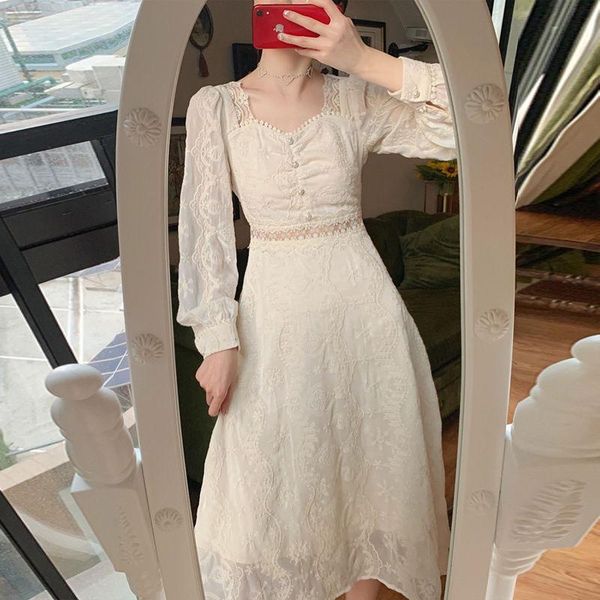 casual dresses summer vintage retro dress female french pretty party holiday sundress 2021 women elegant chic sweet princess lace, Black;gray
casual dresses summer vintage retro dress female french pretty party holiday sundress 2021 women elegant chic sweet princess lace, Black;gray