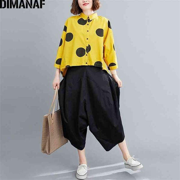 plus size sets suit women clothing print polka dot lady shirt cotton loose long sleeve black pants female 210531, White
plus size sets suit women clothing print polka dot lady shirt cotton loose long sleeve black pants female 210531, White
