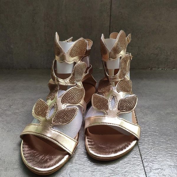 summer women glod butterfly ankle sandals fashion crystal open toe shoe rhinestone high metal buckle flat slippers flats comfortable zipper, Black
summer women glod butterfly ankle sandals fashion crystal open toe shoe rhinestone high metal buckle flat slippers flats comfortable zipper, Black