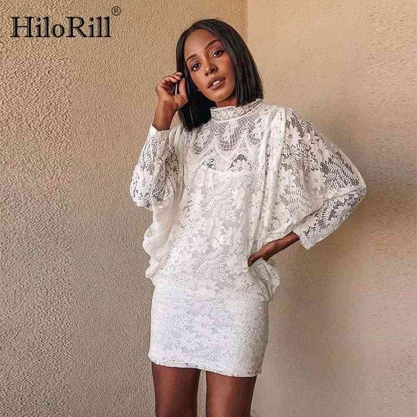 women lace white dress batwing sleeve two pieces set mini elegant stand neck hollow out ladies party es 210508, Black;gray
women lace white dress batwing sleeve two pieces set mini elegant stand neck hollow out ladies party es 210508, Black;gray
