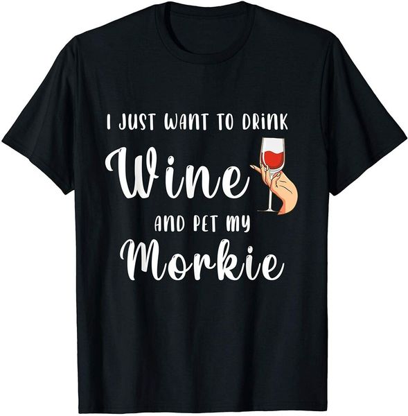 morkie owners perfect gift for maltese dog mom wine lovers t-shirt size s-5xl, White;black
morkie owners perfect gift for maltese dog mom wine lovers t-shirt size s-5xl, White;black