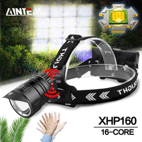 headlamps 99000lm real xhp160-16core powerful led headlamp with ir sensor usb rechargeable hunting head lamp camping light
headlamps 99000lm real xhp160-16core powerful led headlamp with ir sensor usb rechargeable hunting head lamp camping light