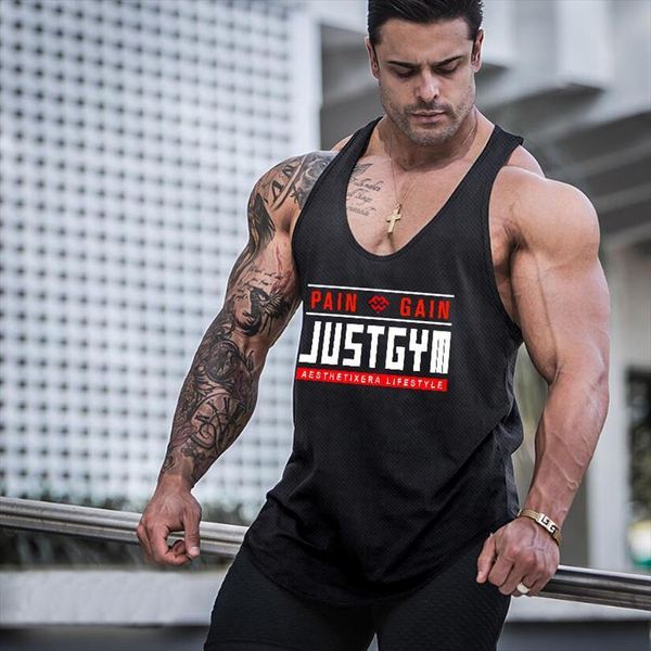 workout gym clothing bodybuilding mesh men mens tank muscle singlets fashion sleeveless fitness quick drying stretch vest, White;black
workout gym clothing bodybuilding mesh men mens tank muscle singlets fashion sleeveless fitness quick drying stretch vest, White;black