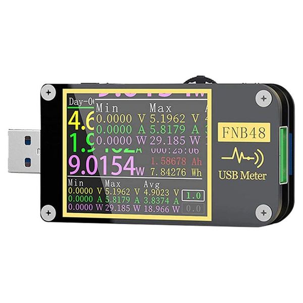 metal detectors fnb48 pd trigger voltmeter ammeter current usb tester qc4 + pd3.0 2.0 pps fast recharging protocol capacity test
metal detectors fnb48 pd trigger voltmeter ammeter current usb tester qc4 + pd3.0 2.0 pps fast recharging protocol capacity test