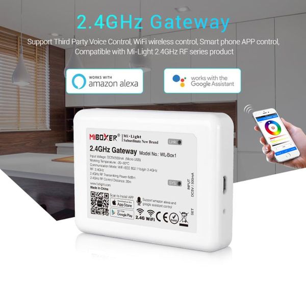 controllers wl-box1 led wifi controller smart wireless 2.4ghz gateway voice rgb for mi light bulb strip lamp
controllers wl-box1 led wifi controller smart wireless 2.4ghz gateway voice rgb for mi light bulb strip lamp