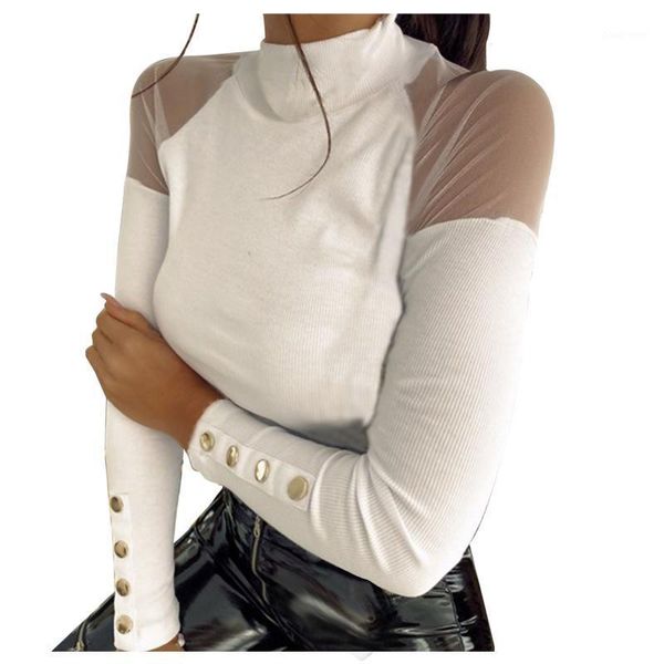 women's t-shirt fashion soild female tshirt knit long sleeve 2021 wild t shirt casual tee club women outfits dec 4th, White
women's t-shirt fashion soild female tshirt knit long sleeve 2021 wild t shirt casual tee club women outfits dec 4th, White