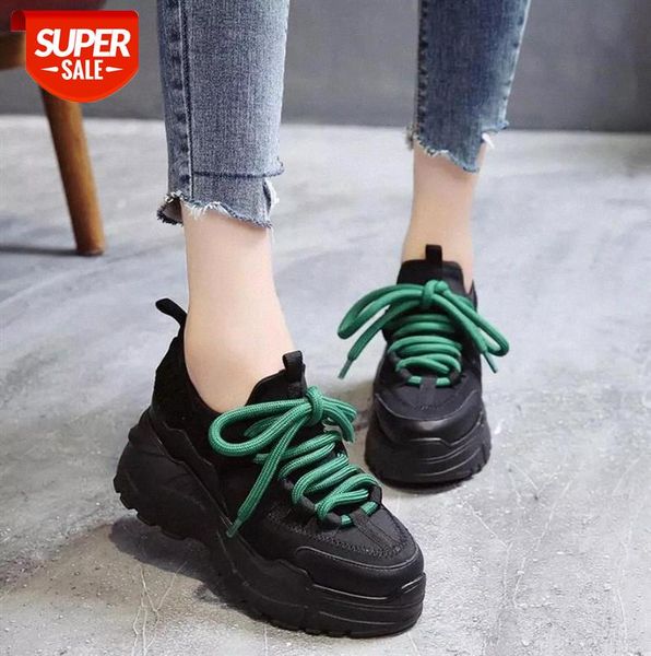new 2020 spring autumn ladies shoes black lace-up casual high platform women sneakers flats tenis #d48k
new 2020 spring autumn ladies shoes black lace-up casual high platform women sneakers flats tenis #d48k