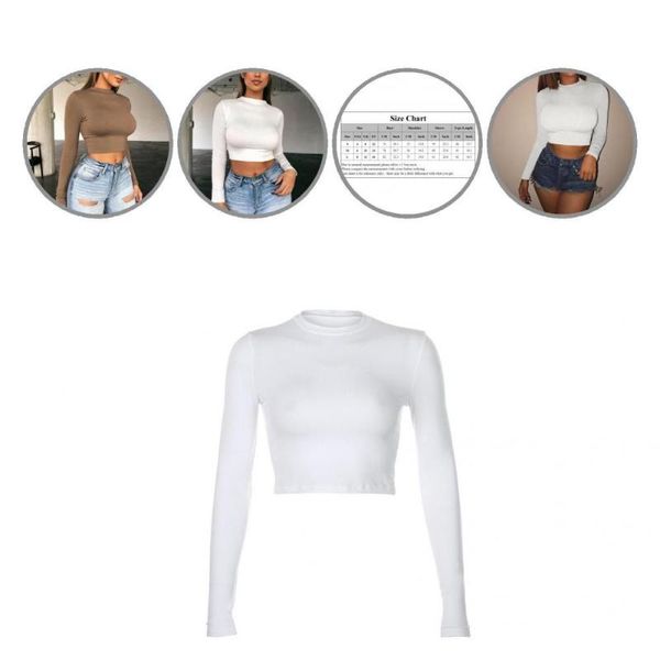 women's blouses & shirts casual women solid color shirt autumn clothing blouse long sleeve leisure wear, White
women's blouses & shirts casual women solid color shirt autumn clothing blouse long sleeve leisure wear, White