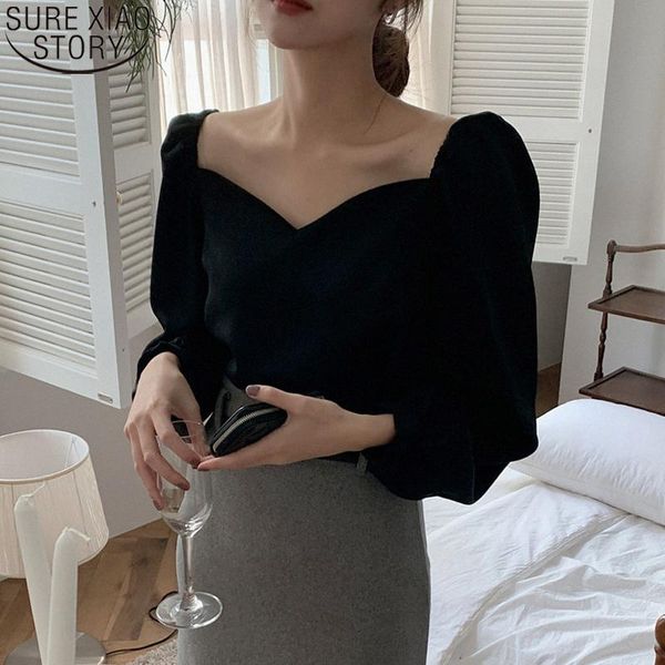 women's blouses & shirts women blouse black shirt korean vintage petal collar long sleeve fashion ladies elegant blusas mujer 1310, White
women's blouses & shirts women blouse black shirt korean vintage petal collar long sleeve fashion ladies elegant blusas mujer 1310, White