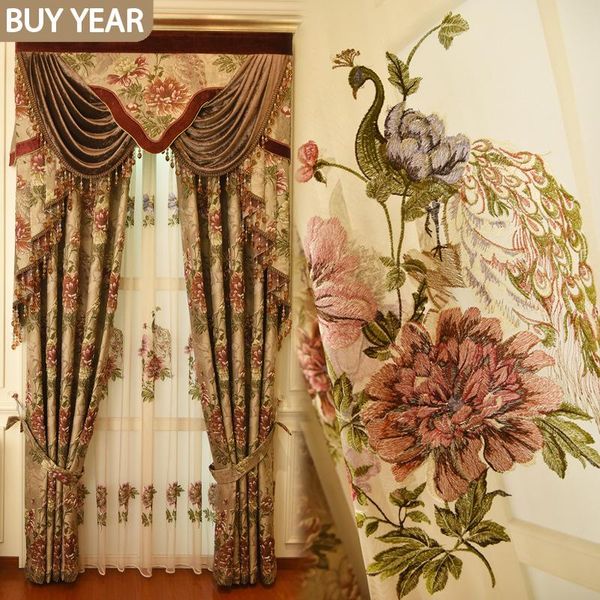 curtain & drapes european-style curtains for living dining room bedroom high-precision embossed jacquard high-end villas window
curtain & drapes european-style curtains for living dining room bedroom high-precision embossed jacquard high-end villas window