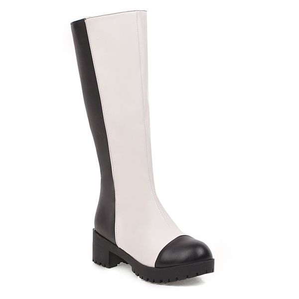 boots pu leather women long riding casual mixed colors zipper autumn winter thigh high loose botas mujer footwear maziao1 1dc4, Black
boots pu leather women long riding casual mixed colors zipper autumn winter thigh high loose botas mujer footwear maziao1 1dc4, Black