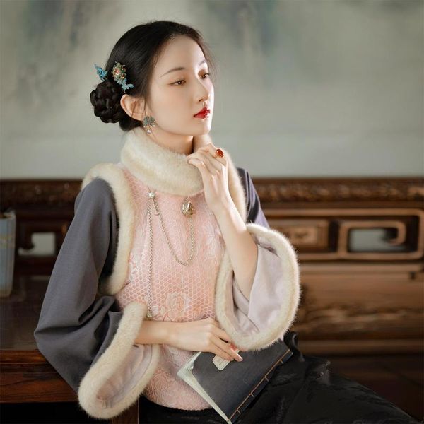 ethnic clothing 2021 chinese traditional clothes vest cheongsam dress women graceful daily qipao vintage party autumn winter vestido top, Red
ethnic clothing 2021 chinese traditional clothes vest cheongsam dress women graceful daily qipao vintage party autumn winter vestido top, Red