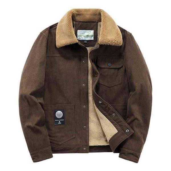 men's jackets mcikkny winter men warm corduroy and coats fleece lined thermal outwear for male clothing size m-5xl windbreak, Black;brown
men's jackets mcikkny winter men warm corduroy and coats fleece lined thermal outwear for male clothing size m-5xl windbreak, Black;brown