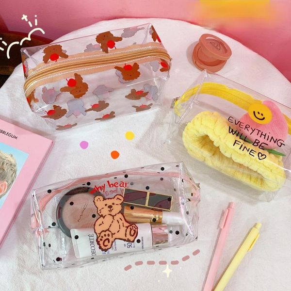 pencil bags kawaii case bag transparent waterproof portable makeup girls cartoon cosmetic travel wash storage
pencil bags kawaii case bag transparent waterproof portable makeup girls cartoon cosmetic travel wash storage