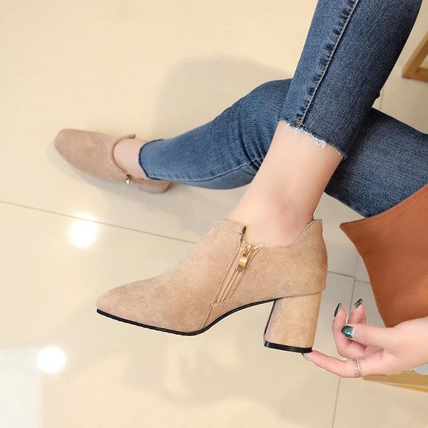 boots ankle for women fashion crystal casual shoes female flock mid square heels footwear ladies elegant zipper flats, Black
boots ankle for women fashion crystal casual shoes female flock mid square heels footwear ladies elegant zipper flats, Black