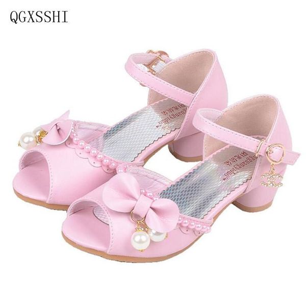 sandals qgxsshi 2021 girls summer kids pearl shoes children heels leather high butterfly knot, Black;red
sandals qgxsshi 2021 girls summer kids pearl shoes children heels leather high butterfly knot, Black;red