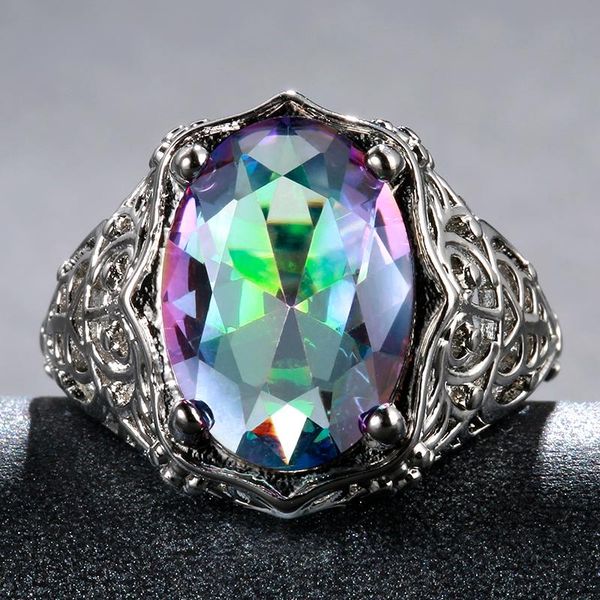 luxury 925 solid sterling silver mystic rainbow z gemstone wedding engagement hollow ring fine jewelry gifts wholesale cluster rings, Golden;silver
luxury 925 solid sterling silver mystic rainbow z gemstone wedding engagement hollow ring fine jewelry gifts wholesale cluster rings, Golden;silver