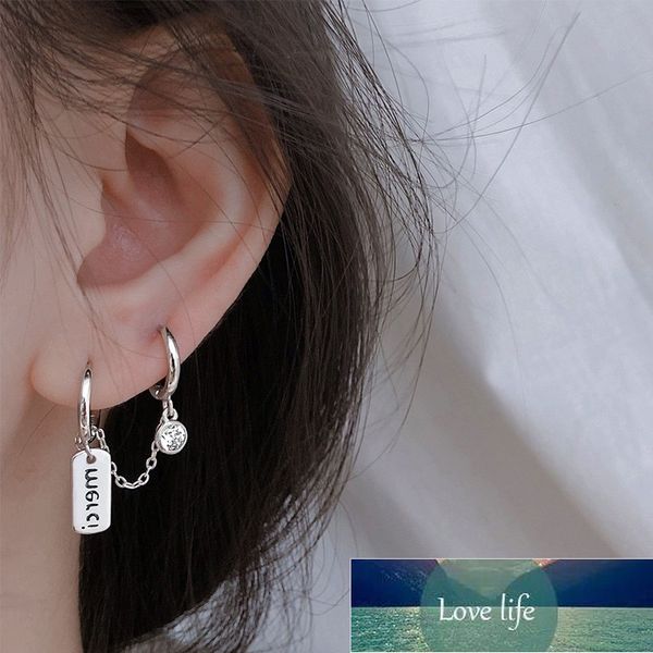 fashion retro two wearing multi-pierced double earrings letter pendant tassel chain earrings ladies jewelry hypoallergenic alloy factory pri, Silver
fashion retro two wearing multi-pierced double earrings letter pendant tassel chain earrings ladies jewelry hypoallergenic alloy factory pri, Silver
