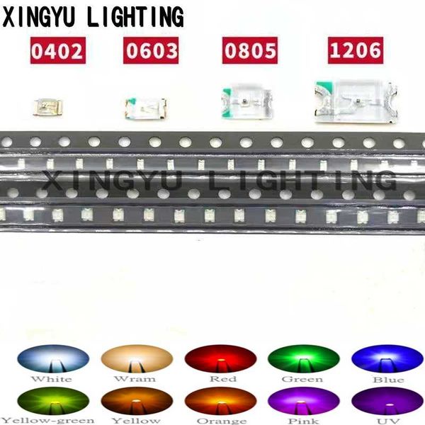 light beads 100pcs 0402 0603 0805 1206 smd led red yellow green white blue emitting diode clear pcb circuit
light beads 100pcs 0402 0603 0805 1206 smd led red yellow green white blue emitting diode clear pcb circuit