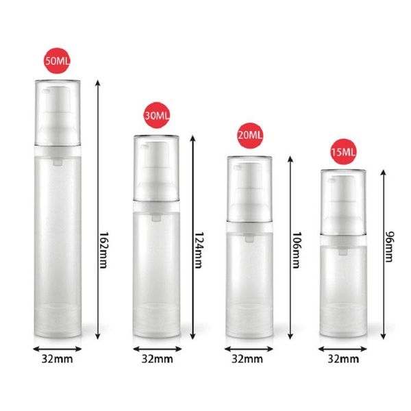storage bottles & jars 15ml 20ml 30ml 50ml airless bottle empty frosted plastic refillable cosmetic container emulsion essence
storage bottles & jars 15ml 20ml 30ml 50ml airless bottle empty frosted plastic refillable cosmetic container emulsion essence