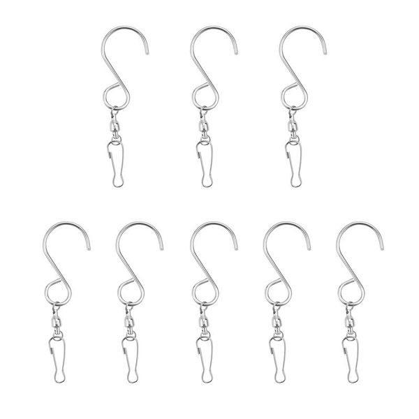 hooks & rails 10 pack swivel clips, s smooth spinning, for hanging wind spinners chimes crystal twisters party supply rotatin
hooks & rails 10 pack swivel clips, s smooth spinning, for hanging wind spinners chimes crystal twisters party supply rotatin