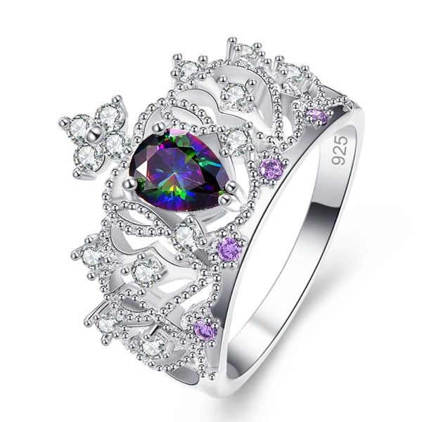 wedding rings fashion rainbow/ocean blue colors crystal for women's crown zircon ring jewelry engagement party gifts wholesale, Slivery;golden
wedding rings fashion rainbow/ocean blue colors crystal for women's crown zircon ring jewelry engagement party gifts wholesale, Slivery;golden