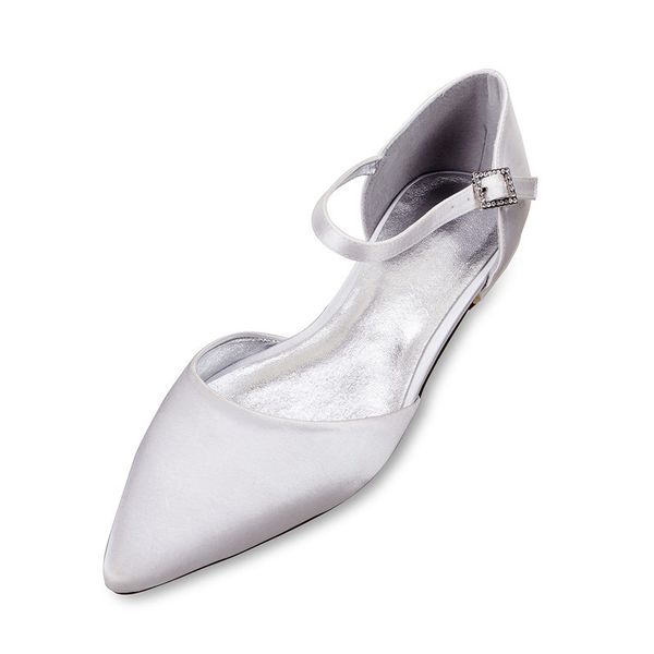 sandals comfort satin women wedding flats for bride pointed toe ankle buckle strap party dress flat shoes q09t, Black
sandals comfort satin women wedding flats for bride pointed toe ankle buckle strap party dress flat shoes q09t, Black