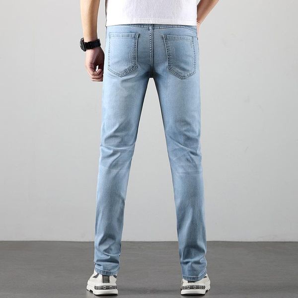 brand men's jeans business casual elastic comfort straight denim pants male trousers, Blue
brand men's jeans business casual elastic comfort straight denim pants male trousers, Blue