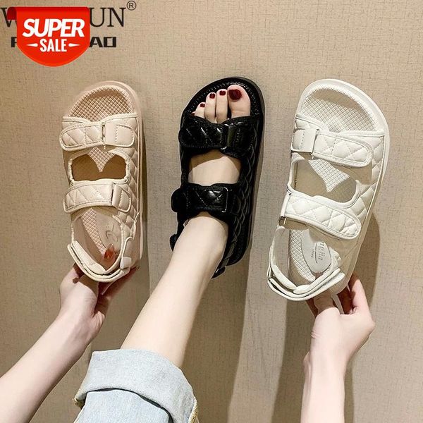 trends sandals summer new flat british wind velcro embroidery thick-soled casual roman fragrance designer shoes star #ru9a, Black
trends sandals summer new flat british wind velcro embroidery thick-soled casual roman fragrance designer shoes star #ru9a, Black