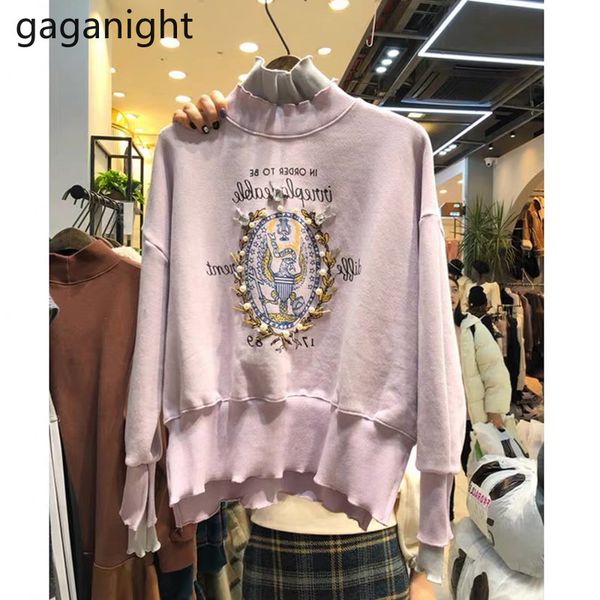 gaganight korean women spring autumn hoodies long sleeve chic sweatershirt streetwear jumper for women loose 210519, Black
gaganight korean women spring autumn hoodies long sleeve chic sweatershirt streetwear jumper for women loose 210519, Black