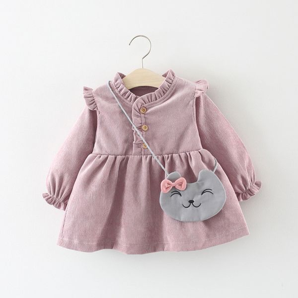 girl's clothing spring cute girls princess velvet long sleeve dress party dresses baby clothes with cat bag 1026, Red;yellow
girl's clothing spring cute girls princess velvet long sleeve dress party dresses baby clothes with cat bag 1026, Red;yellow
