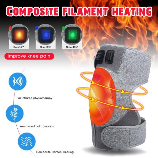 heated knee brace wrap rechargeable 3 adjutsable heat keeps warm for arthritis joint elbow & pads, Black;gray
heated knee brace wrap rechargeable 3 adjutsable heat keeps warm for arthritis joint elbow & pads, Black;gray