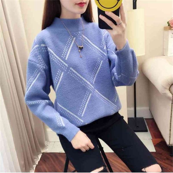 knitted women autumn and winter sweater pullovers o-neck basic sweaters korean style slim fit 210427, White;black
knitted women autumn and winter sweater pullovers o-neck basic sweaters korean style slim fit 210427, White;black