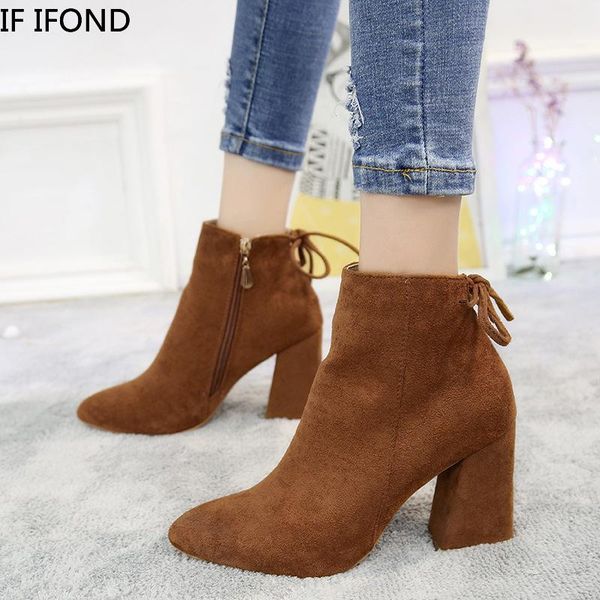 boots if ifond 2021 chic autumn winter women shoes high heel ankle 8.5 cm lace-up, Black
boots if ifond 2021 chic autumn winter women shoes high heel ankle 8.5 cm lace-up, Black