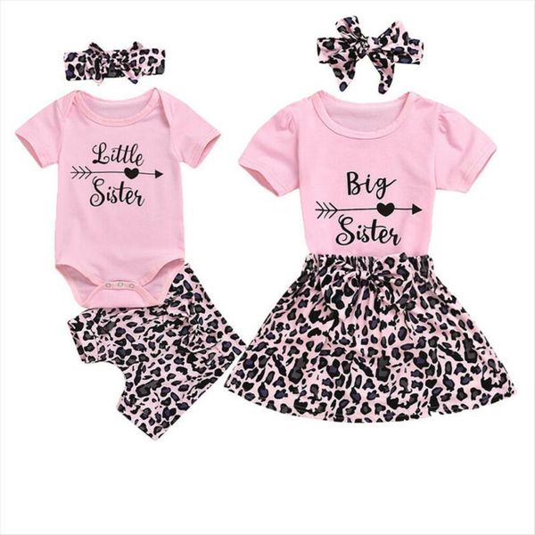 baby summer clothing 3pcs girl sister matching clothes short sleeve t shirt leopard pants skirt outfit, White
baby summer clothing 3pcs girl sister matching clothes short sleeve t shirt leopard pants skirt outfit, White
