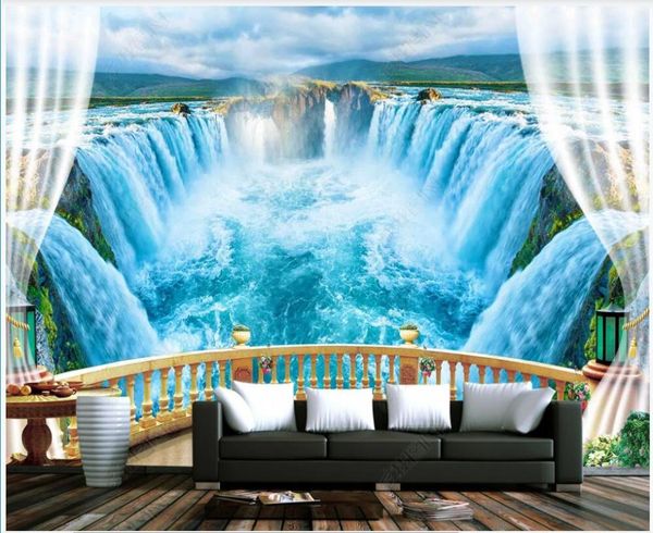 3d po wallpaper custom mural landscape balcony lake blue sky waterfall white cloud decor living room for walls 3 d wallpapers
3d po wallpaper custom mural landscape balcony lake blue sky waterfall white cloud decor living room for walls 3 d wallpapers
