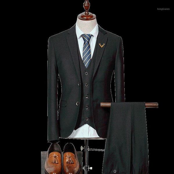 men's suits & blazers product slim party tuxedo professional overalls three-piece suit groom wedding dress 2021 boutique clothing, White;black
men's suits & blazers product slim party tuxedo professional overalls three-piece suit groom wedding dress 2021 boutique clothing, White;black