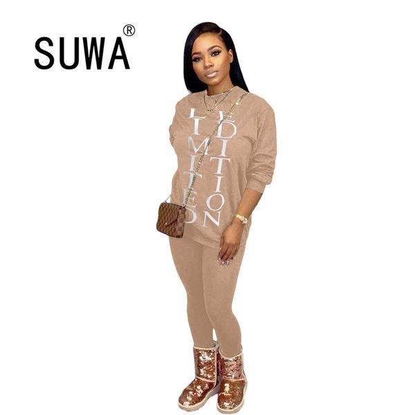 chic letter print tracksuits women two piece set spring street t-shirt and jogger suits casual 2pcs outfits 210525, White
chic letter print tracksuits women two piece set spring street t-shirt and jogger suits casual 2pcs outfits 210525, White